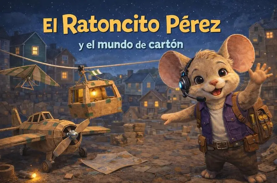 ratoncito perez y el mundo de cartón escape room rombo code flux