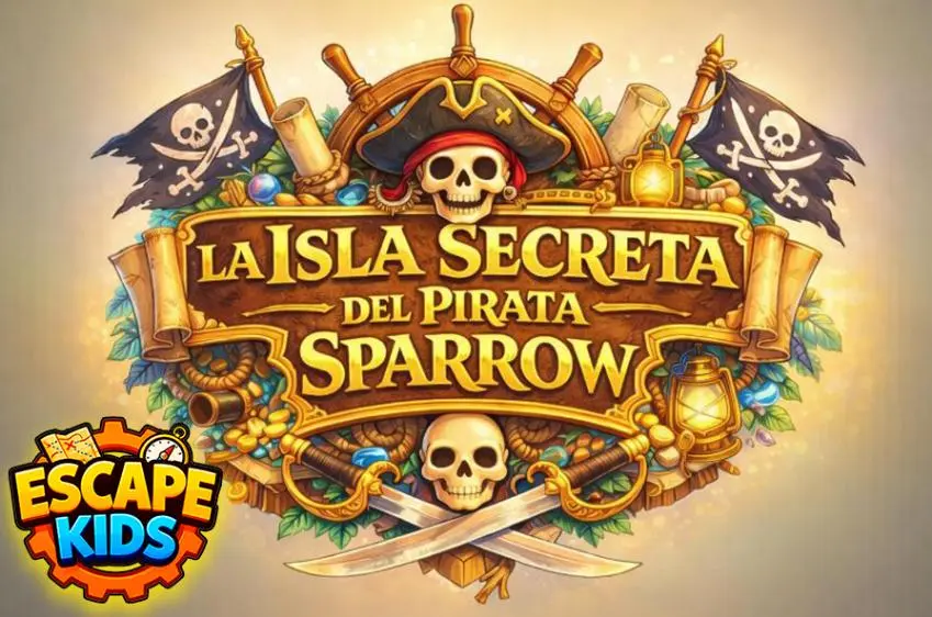 Escape Room infantil La isla secreta del pirata Sparrow en A Coruña FLUX Kids