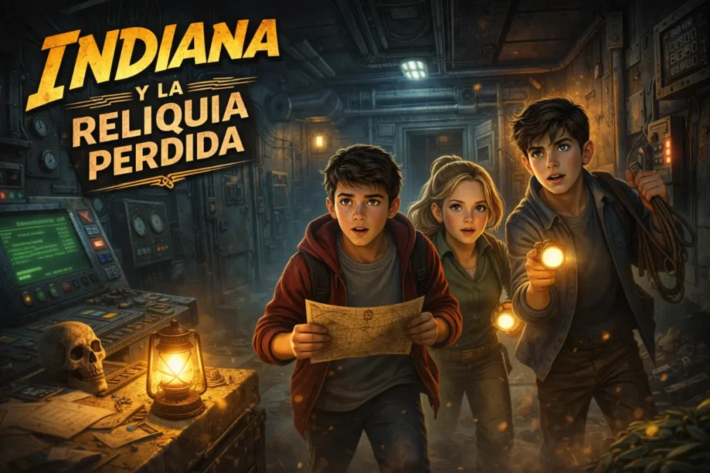Indiana y la Reliquia Perdida Escape Kids en A Coruña aventura infantil y cumpleaños para niños
